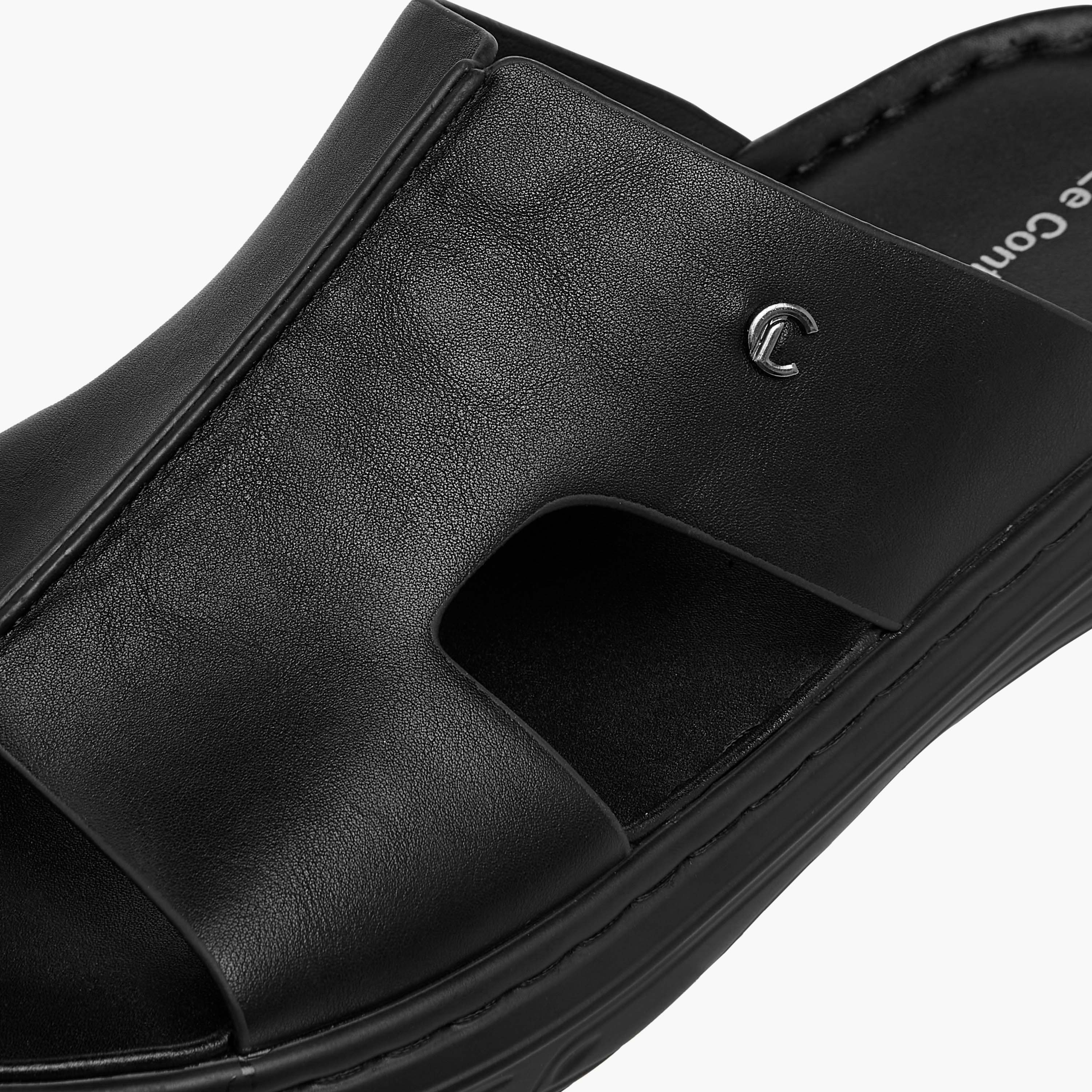 Le Confort Solid Slip-On Comfort Sandals-men-shoes-sandals-image-4
