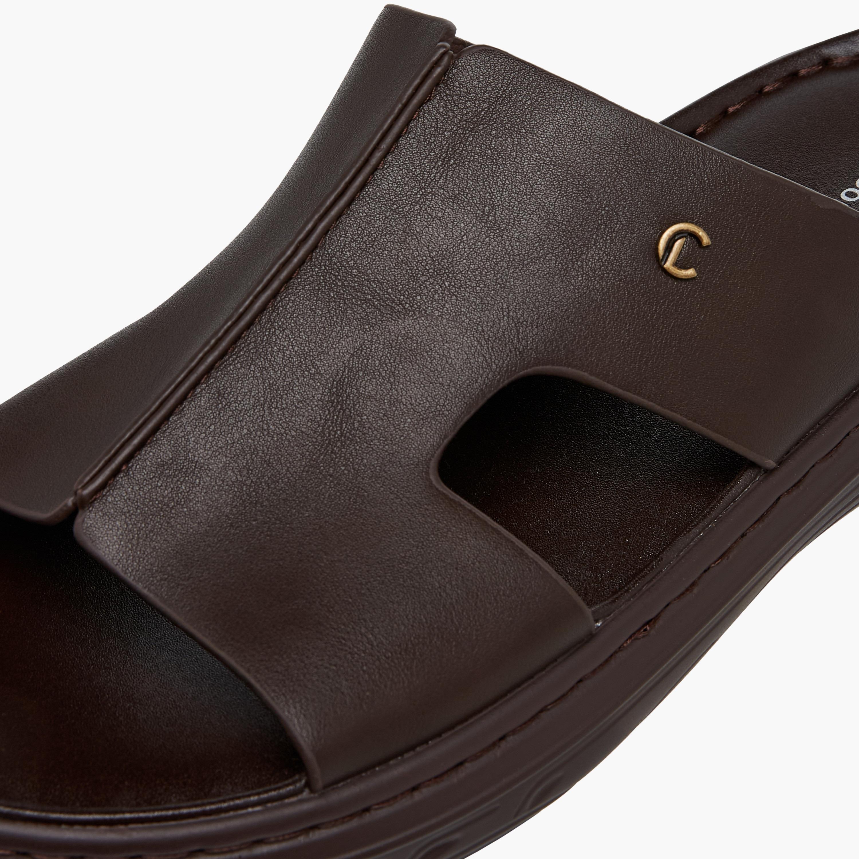 Le Confort Solid Slip-On Comfort Sandals-men-shoes-sandals-image-4