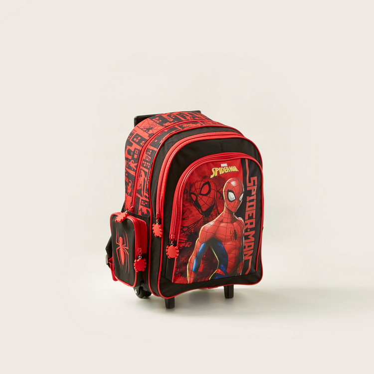 Spider-Man Print Trolley Backpack - 16 inches