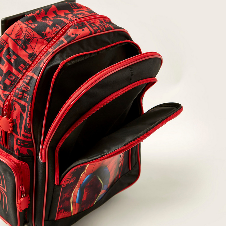 Spider-Man Print Trolley Backpack - 16 inches