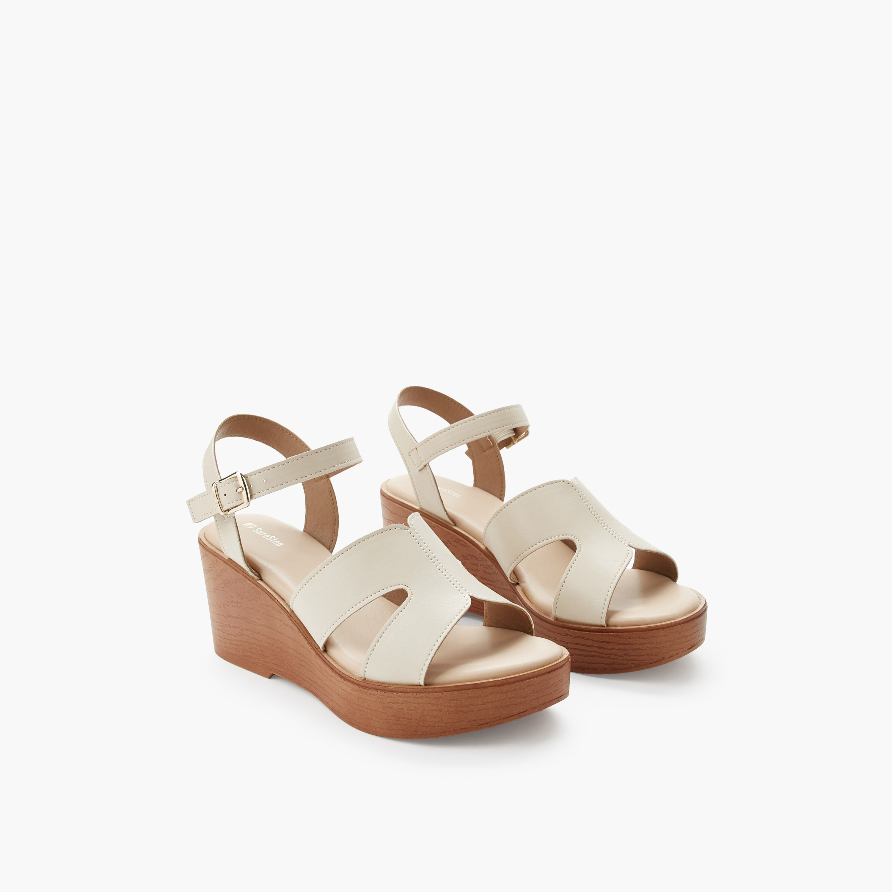صندل خفيف الوزن بكعب ويدج وحزام للكاحل للنساء من شورستيب-women-shoes-sandals-heeled-image-5
