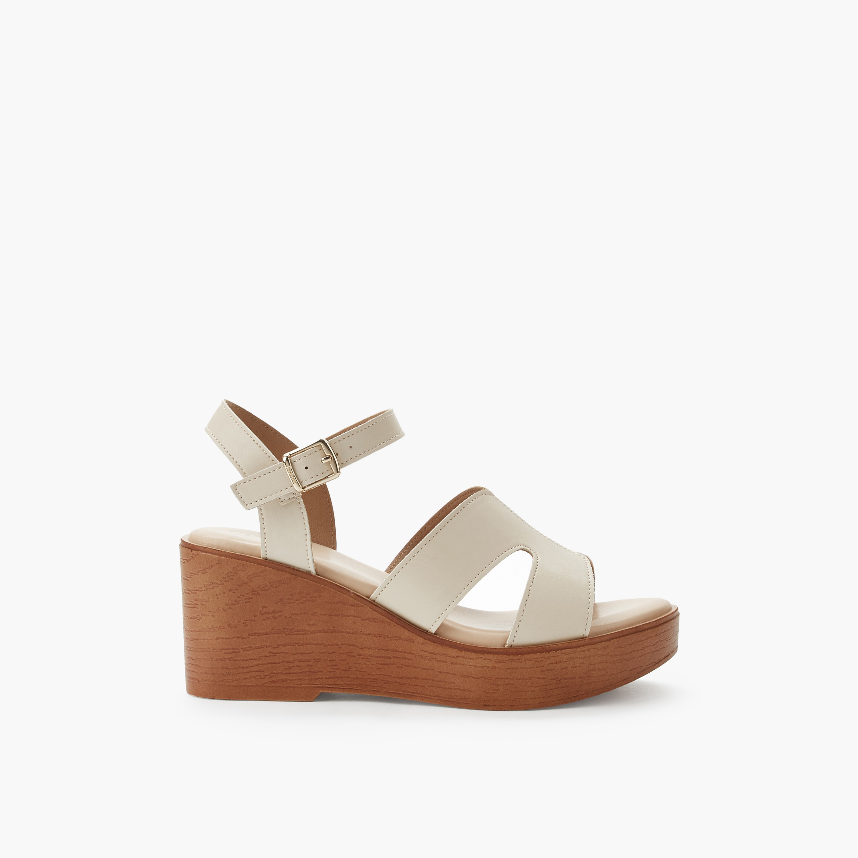 صندل خفيف الوزن بكعب ويدج وحزام للكاحل للنساء من شورستيب-women-shoes-sandals-heeled-image-3