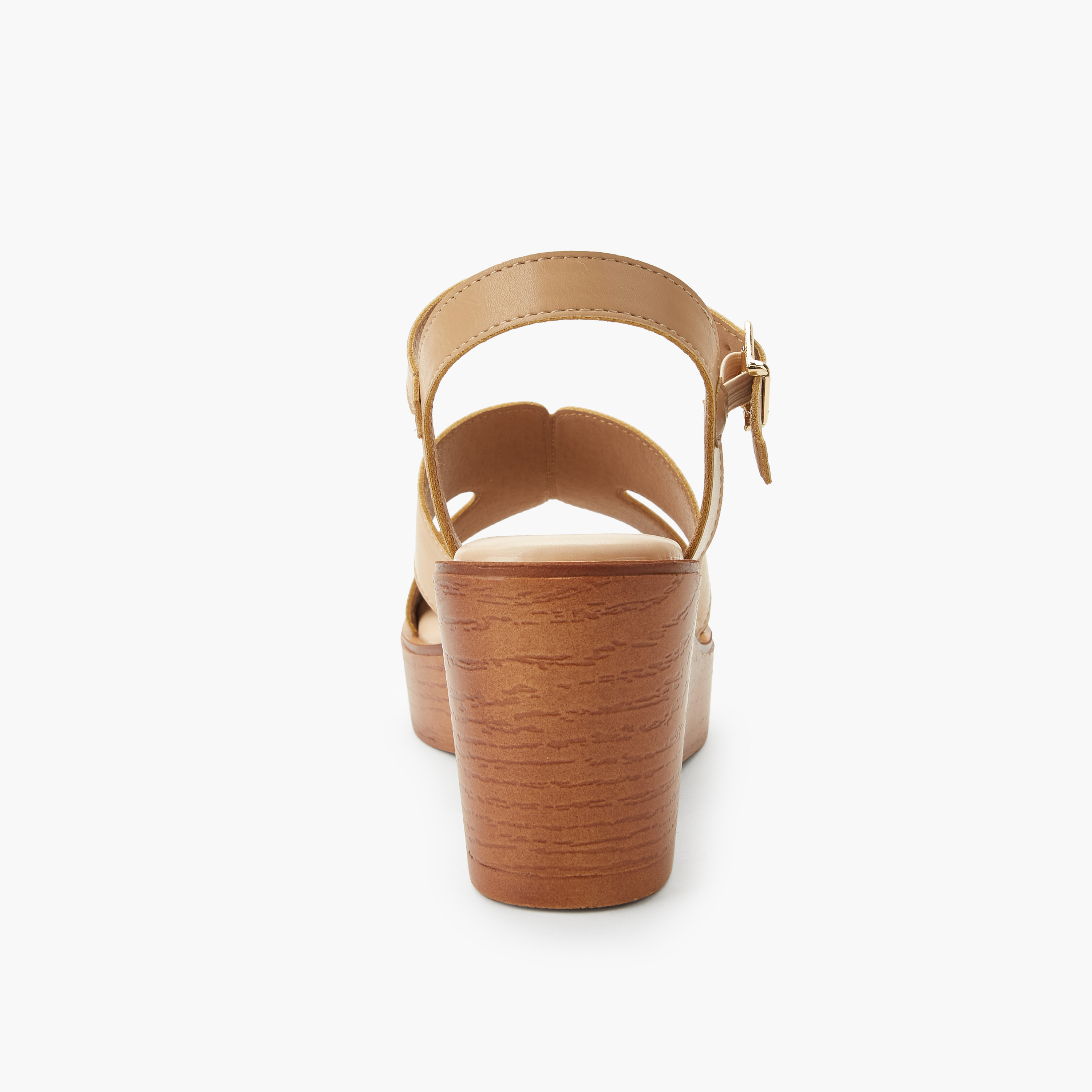 صندل خفيف الوزن بكعب ويدج وحزام للكاحل للنساء من شورستيب-women-shoes-sandals-heeled-image-2