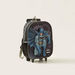 Batman Embossed Print 3-Piece Trolley Backpack Set - 16 Inches-School Sets-thumbnail-1