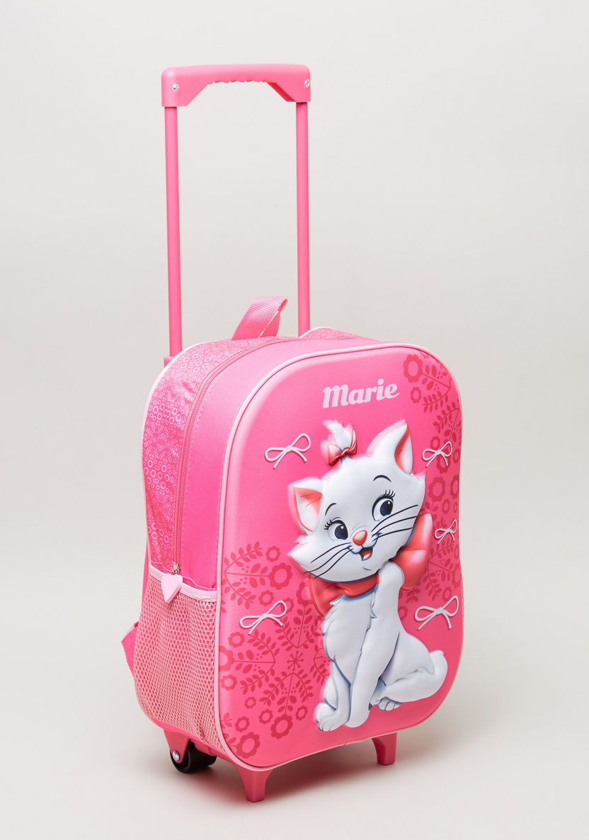 Disney Marie Print 3-Piece Trolley Backpack Set-Trolleys-image-1