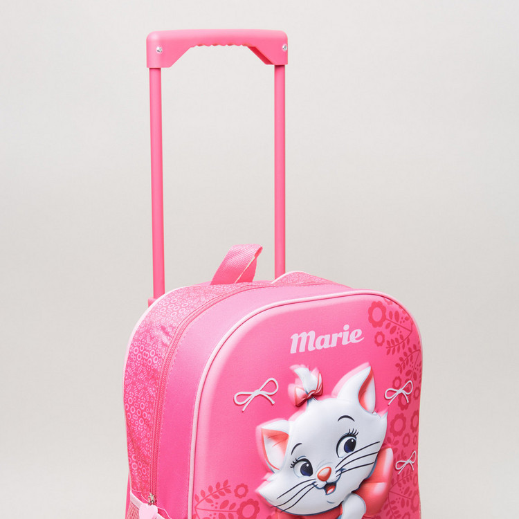 Disney Marie Print 3-Piece Trolley Backpack Set