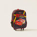 Disney Cars Print 3-Piece Trolley Backpack Set - 12 Inches-School Sets-thumbnail-1