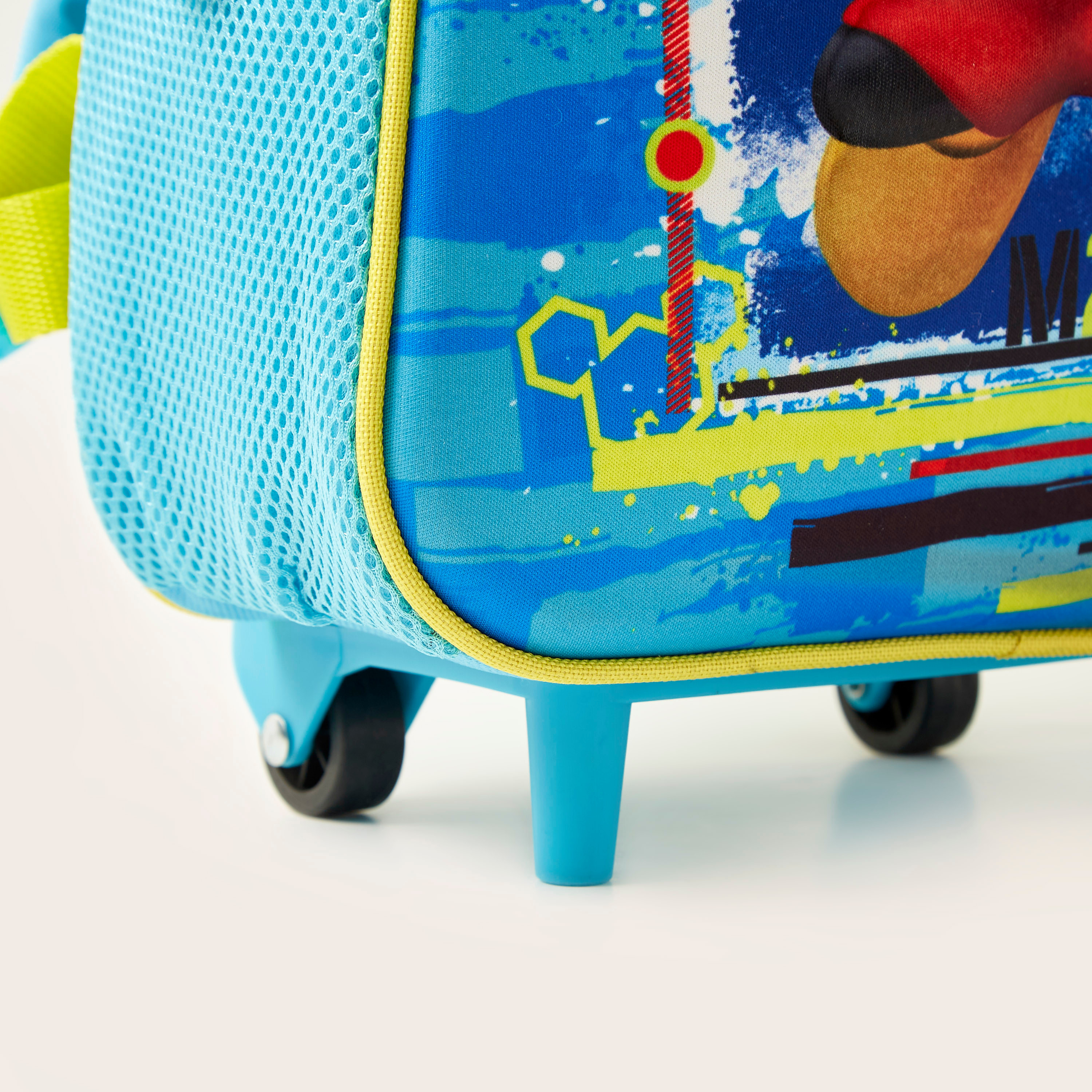 طقم شنطة ظهر بعجلات 3 قطع بطبعات ميكي ماوس من ديزني - 12 بوصة-school-bagsandbackpacks-trolleybags-image-4