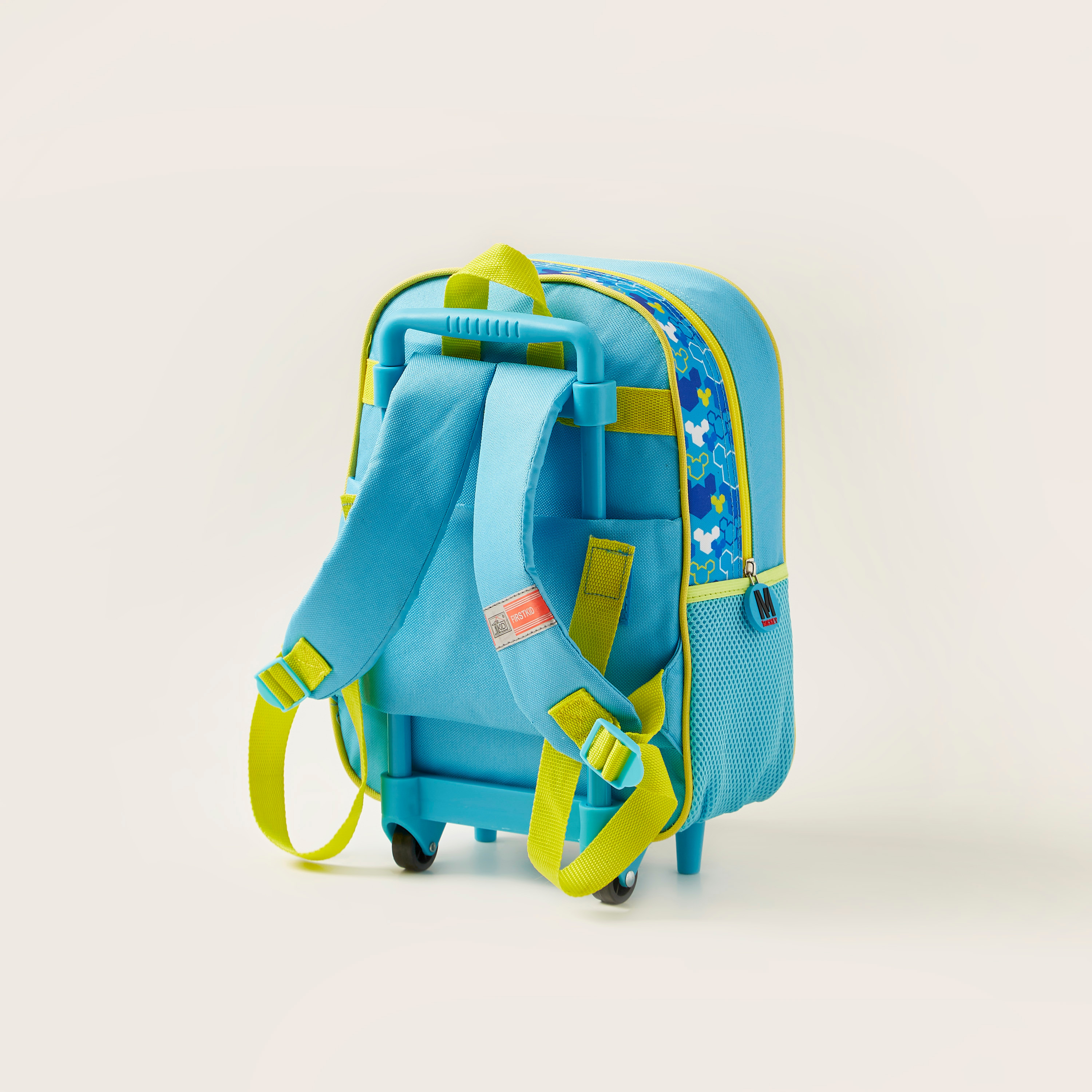 طقم شنطة ظهر بعجلات 3 قطع بطبعات ميكي ماوس من ديزني - 12 بوصة-school-bagsandbackpacks-trolleybags-image-5