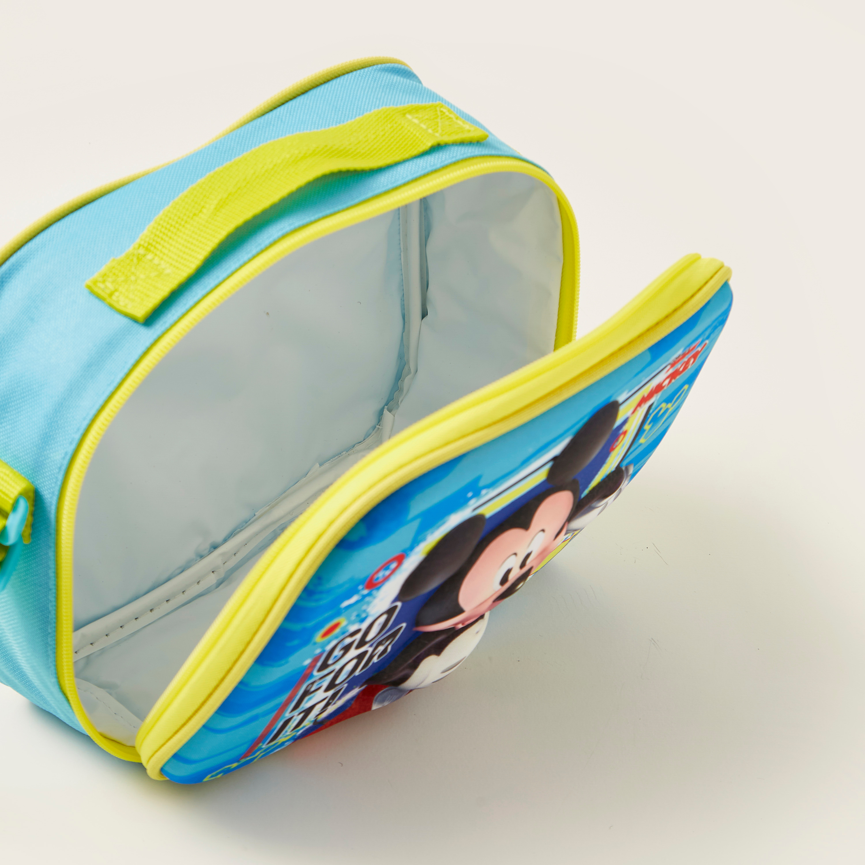 طقم شنطة ظهر بعجلات 3 قطع بطبعات ميكي ماوس من ديزني - 12 بوصة-school-bagsandbackpacks-trolleybags-image-8