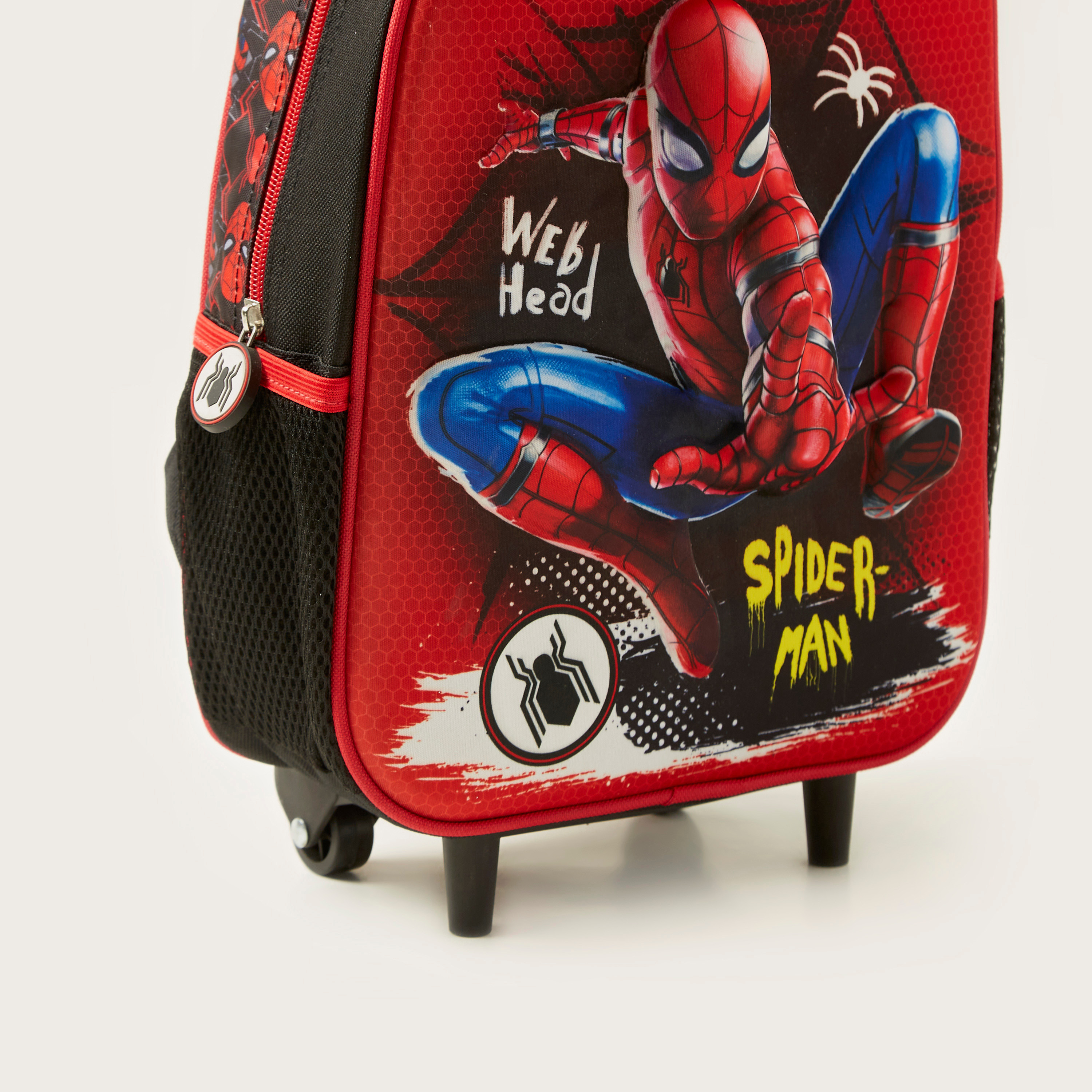 طقم شنطة ظهر بعجلات 3 قطع بطبعات سوبر مان - 12 بوصة-school-bagsandbackpacks-trolleybags-image-4