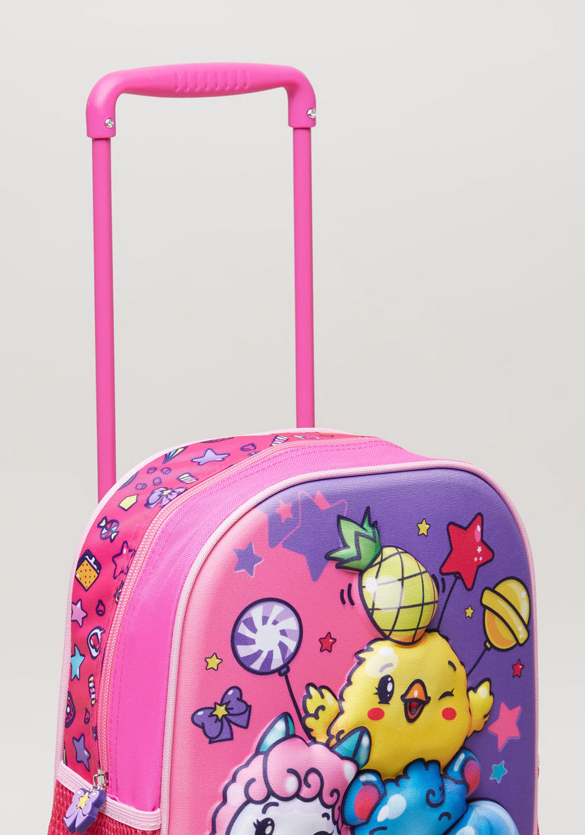 Pikmi Pops Printed 3-Piece Trolley Backpack Set - 12 inches-Trolleys-image-2
