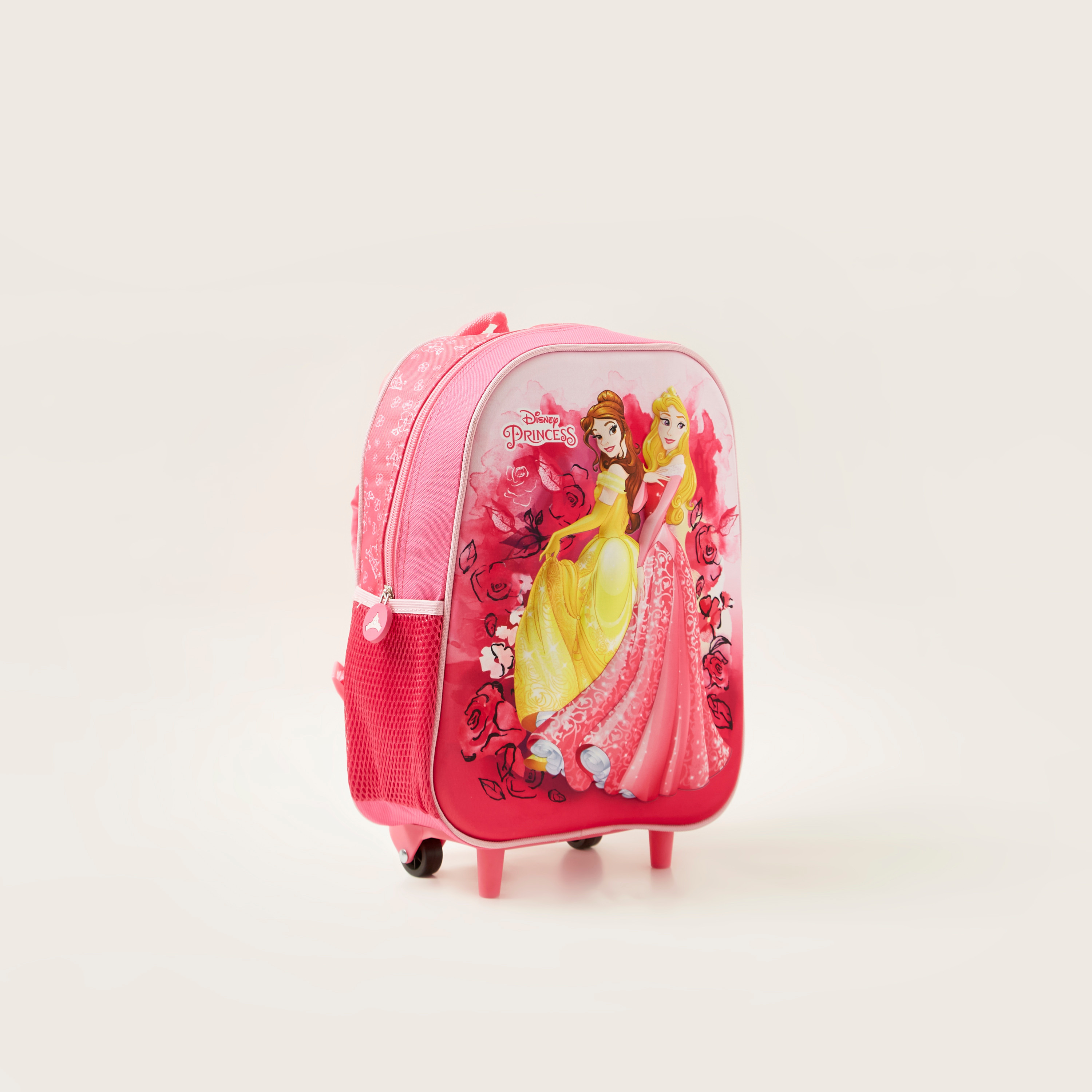 Disney Princess Print 3-Piece Trolley Backpack Set-school-bagsandbackpacks-trolleybags-image-2