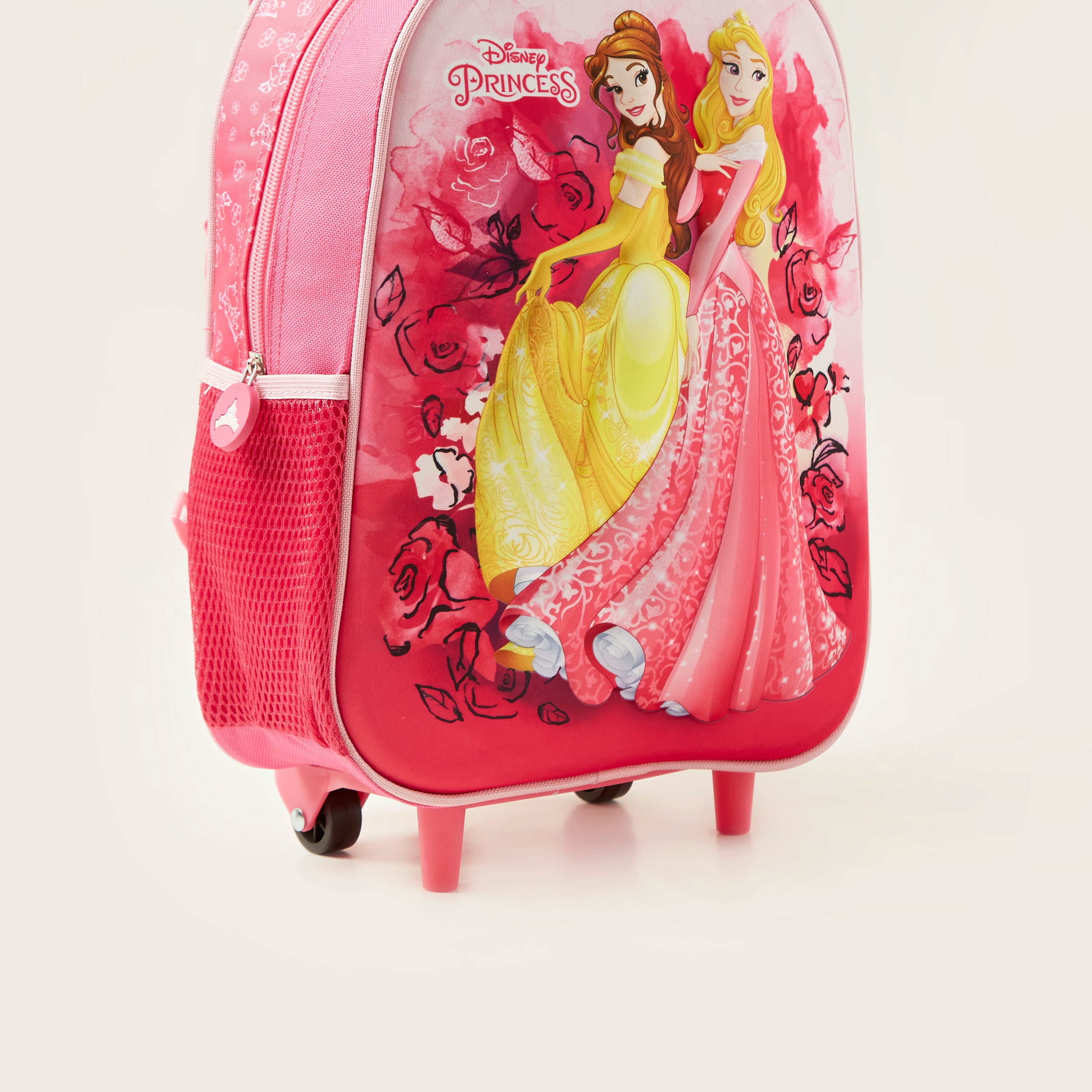 Disney Princess Print 3-Piece Trolley Backpack Set-school-bagsandbackpacks-trolleybags-image-4