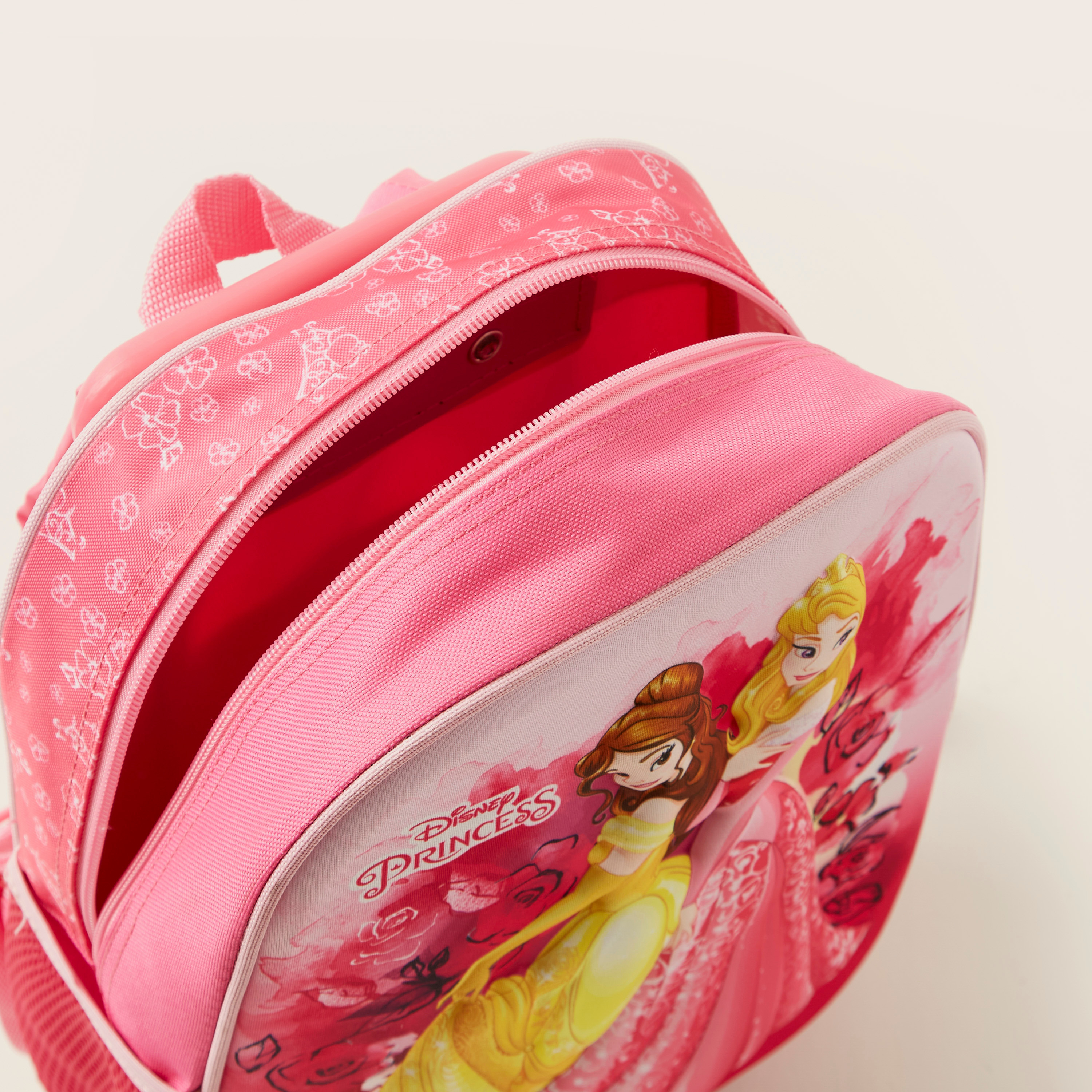 Disney Princess Print 3-Piece Trolley Backpack Set-school-bagsandbackpacks-trolleybags-image-6