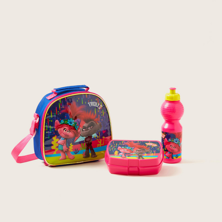 Trolls Printed 5-Piece Backpack Set - 14 inches