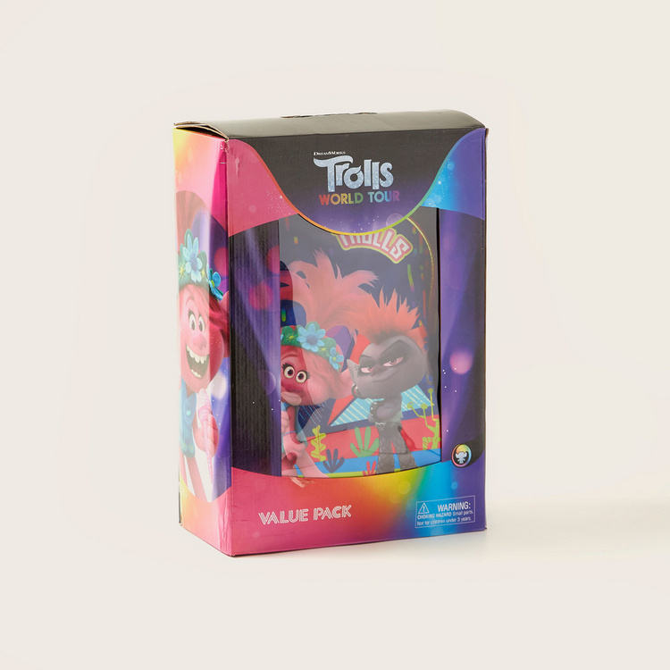 Trolls Printed 5-Piece Backpack Set - 14 inches