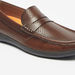 Le Confort Solid Slip-On Leather Loafers-Loafers-thumbnailMobile-5