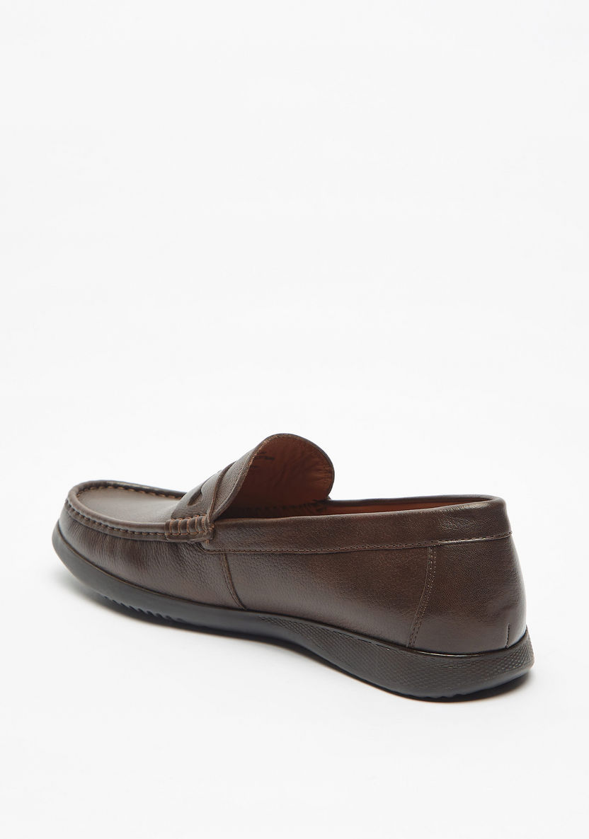 Le Confort Solid Slip-On Loafers-Loafers-image-1