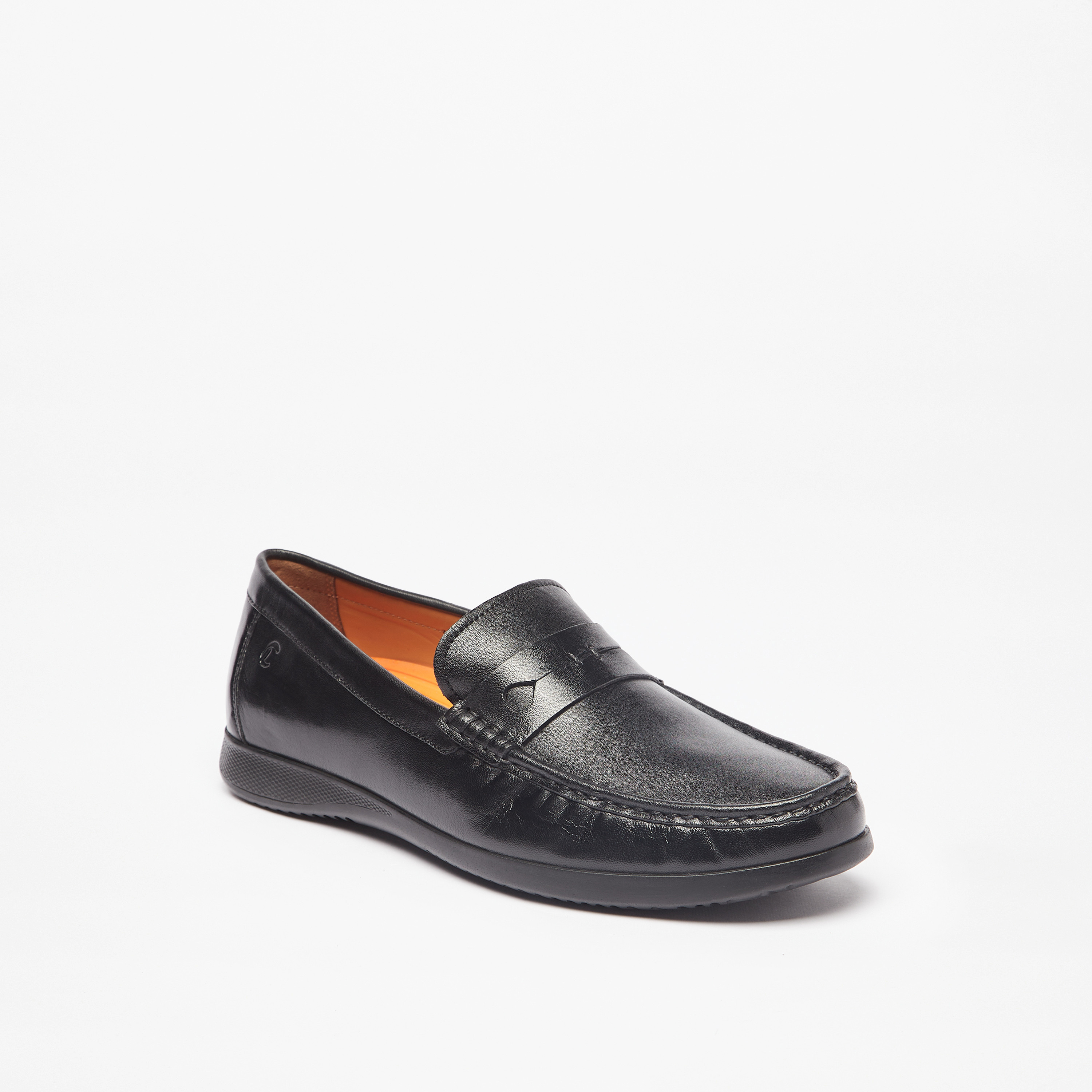 Le Confort Solid Leather Slip-On Loafers-men-shoes-formalshoes-image-7
