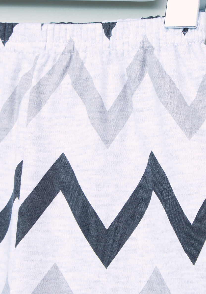 Juniors Printed T-shirt with Jog Pants-Pyjama Sets-image-4