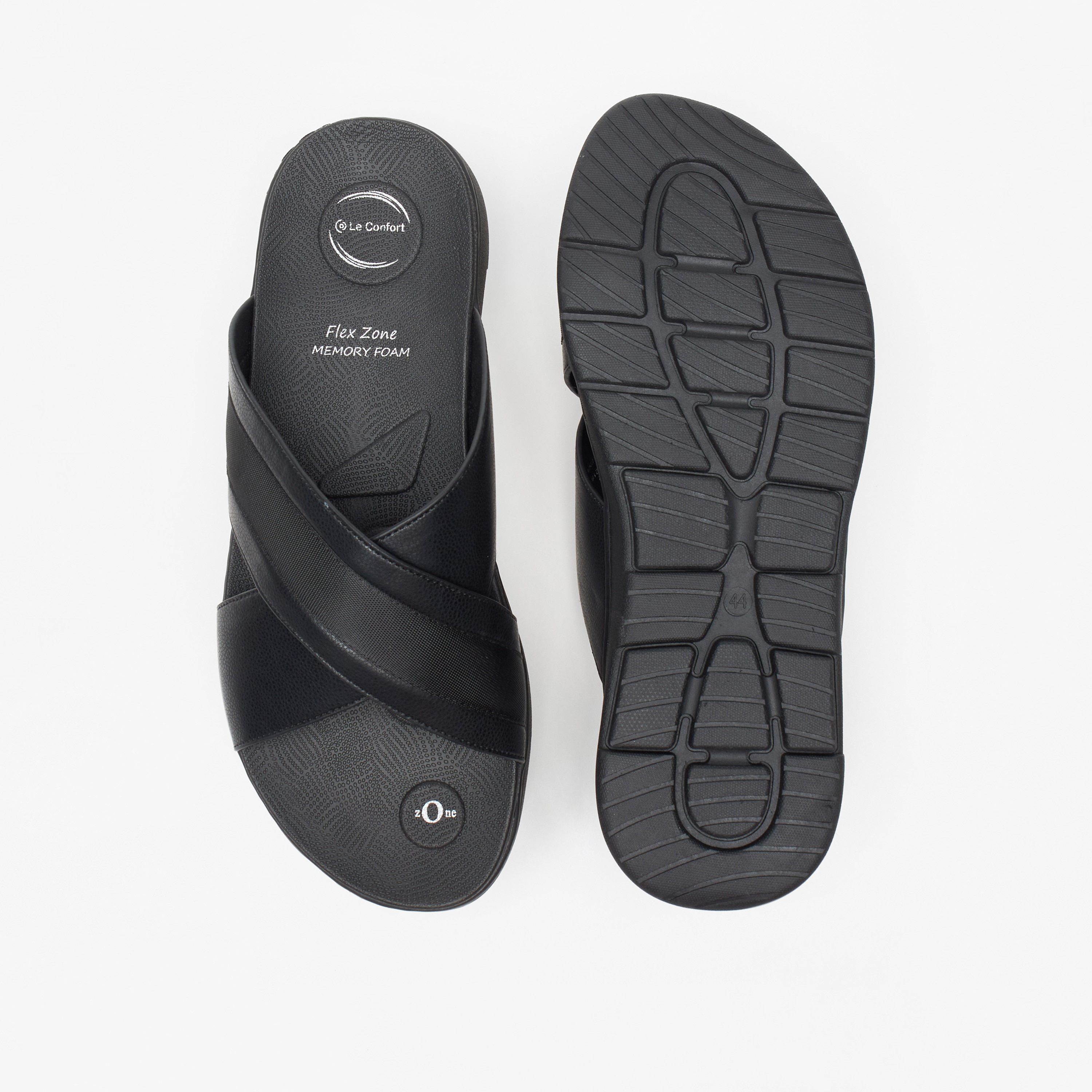 Le Confort Solid Slip-On Comfort Sandal-men-shoes-sandals-image-5
