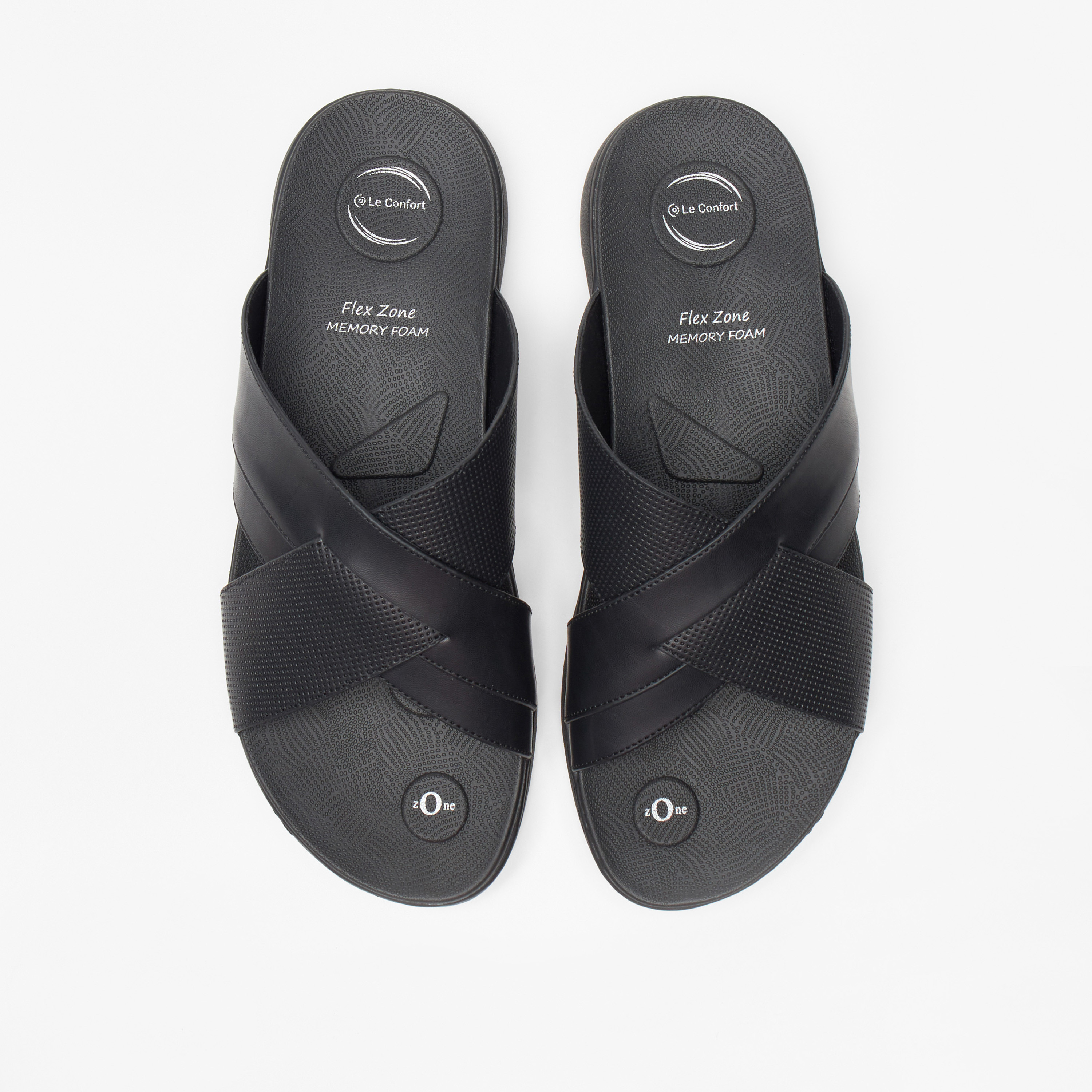 صندل سهل الارتداء بأحزامة متقاطعة من لو كونفورت-men-shoes-sandals-image-1