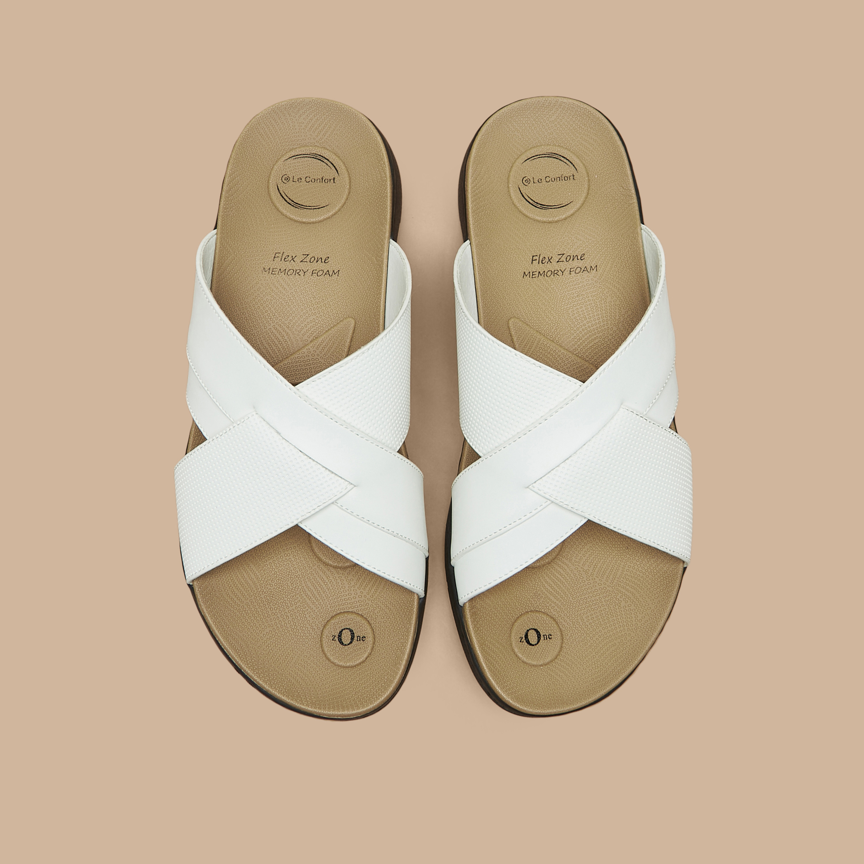 Le Confort Cross Strap Slip-On Sandals-men-shoes-sandals-image-1
