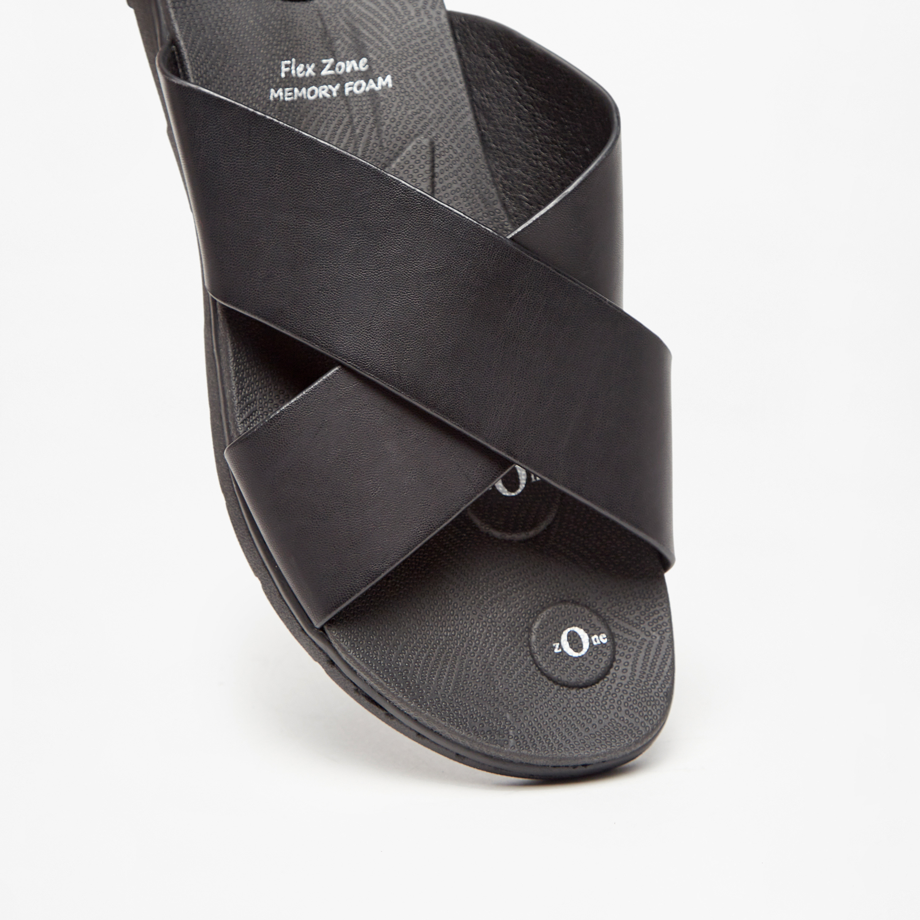 Shop Le Confort Solid Cross Strap Slip On Sandals Online Splash