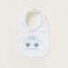 Juniors Car Embroidered Detail Bib with Press Button Closure-Accessories-thumbnail-3