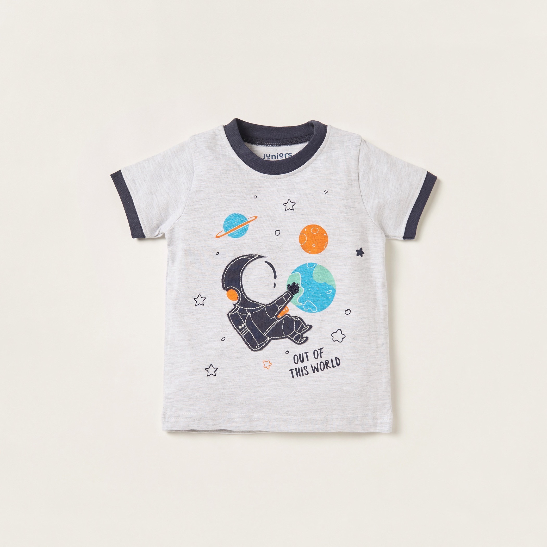 طقم بنطلون بيجاما وتيشيرت بطبعات من جونيورز-baby-girls-clothing-nightwear-pyjamasets-image-2