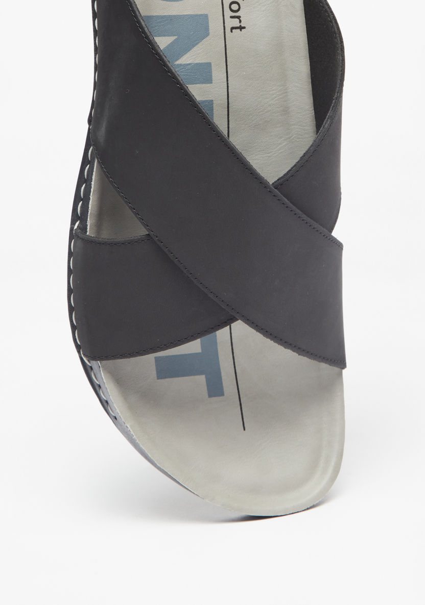 Le Confort Cross Strap Slip-On Sandals-Men%27s Sandals-image-3