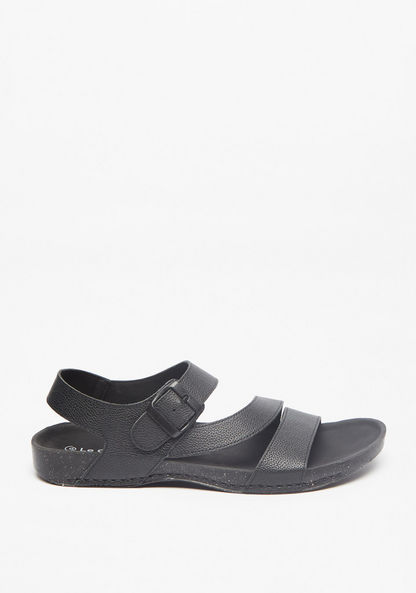 Le Confort Open Toe Sandals with Buckle Closure-Men%27s Sandals-image-2
