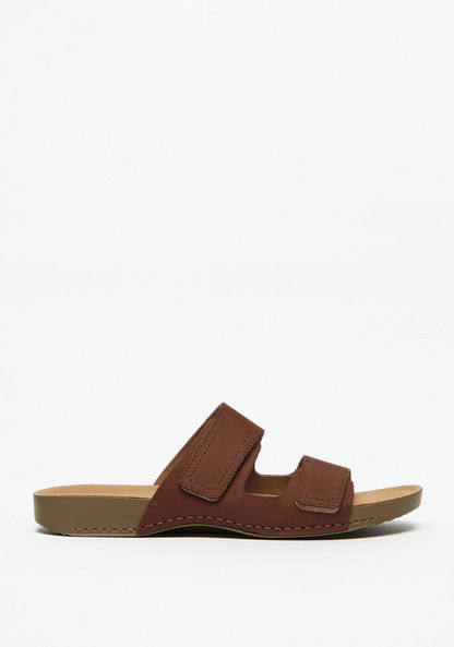 Le Confort Solid Slip-On Sandals-Men%27s Sandals-image-0
