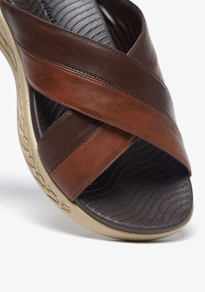 Le Confort Colourblock Cross Strap Sandals-Men%27s Sandals-image-3