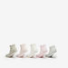 Set of 5 - Textured Ankle Length Socks-Girl%27s Socks & Tights-thumbnail-1