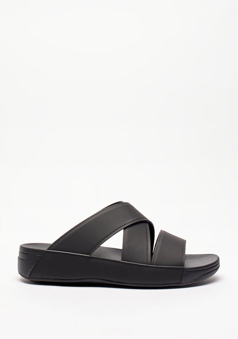 Le Confort Open Toe Cross Strap Slip-On Sandals-Men%27s Sandals-image-0