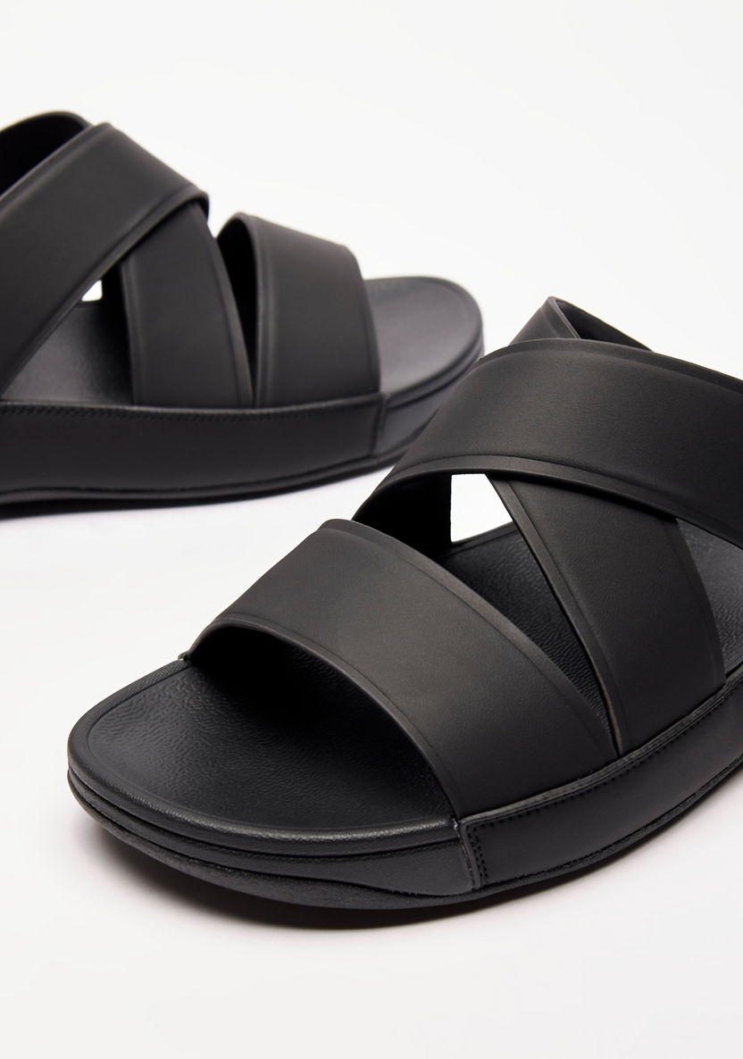 Le Confort Open Toe Cross Strap Slip-On Sandals-Men%27s Sandals-image-3