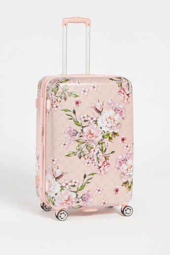 Buy ELLE Floral Print Hardcase Luggage Trolley Bag with