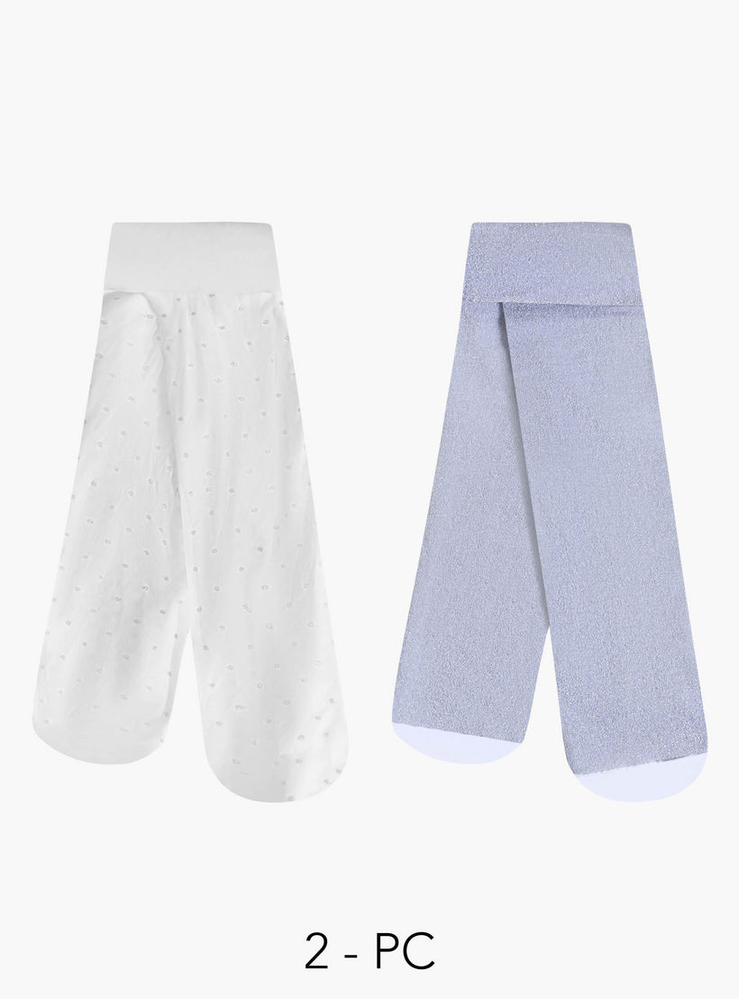 سراويل تحتانية بطبعات متنوعة قطعتين للبنات من سيليست-girls-accessories-socks-image-1
