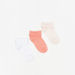 Textured Socks with Elasticated Hem - Set of 3-Girl%27s Socks & Tights-thumbnail-0
