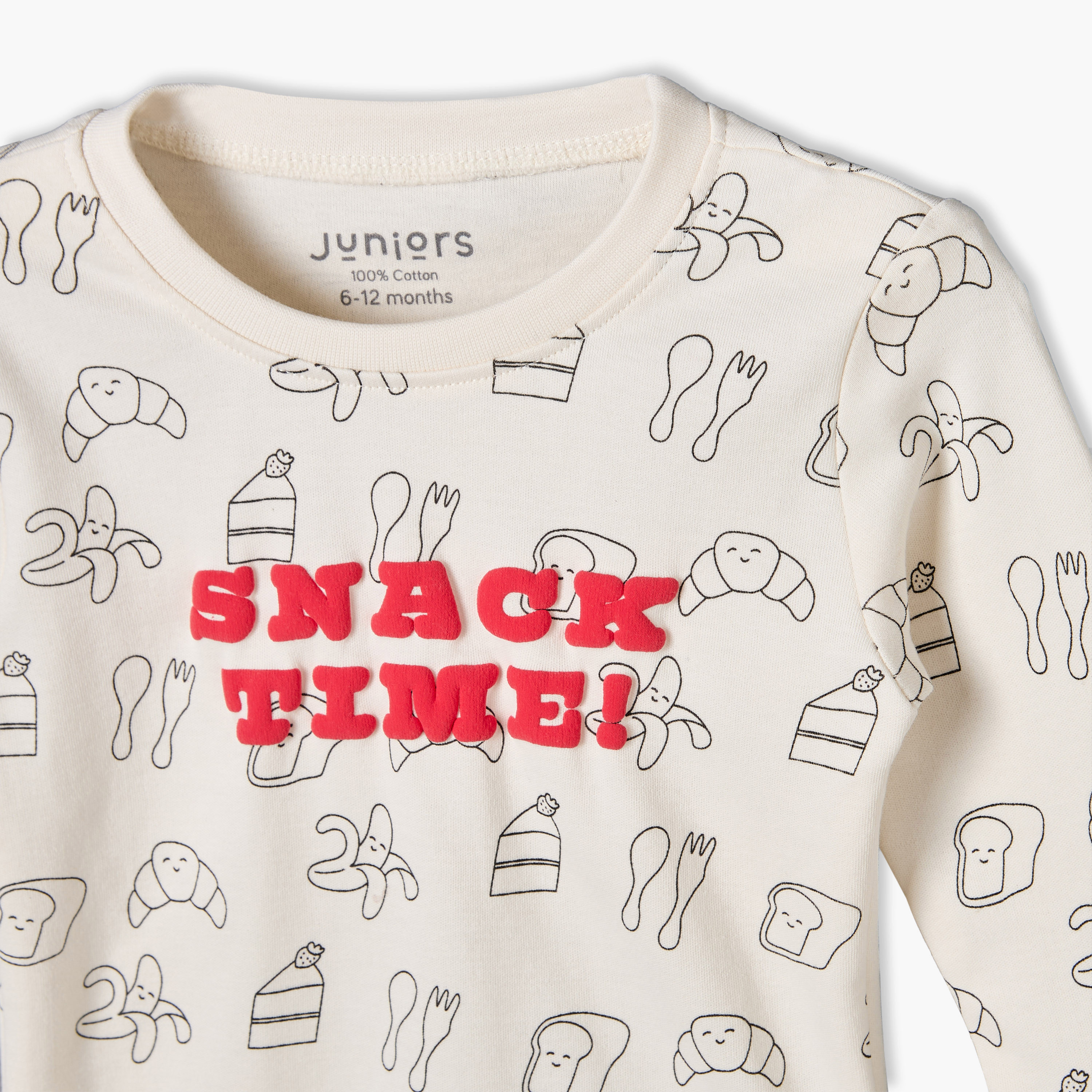 طقم من 2 بيجاما قطن بياقة مستديرة وأكمام طويلة وطبعات من جونيورز-baby-boys-clothing-nightwear-pyjamasets-image-8