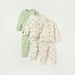 Juniors Printed Long Sleeves T-shirts and Pyjamas - Set of 3-Pyjama Sets-thumbnail-0