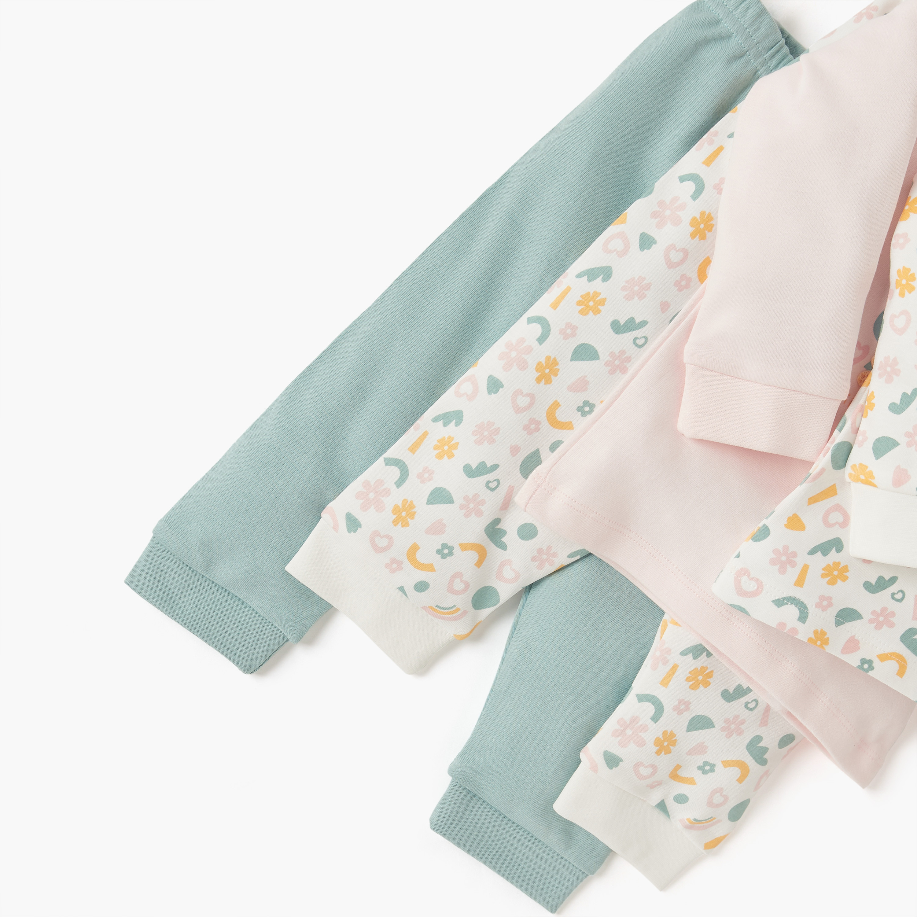 Juniors Printed Long Sleeve T-shirts and Pyjamas - Set of 2-baby-girls-clothing-nightwear-pyjamasets-image-5