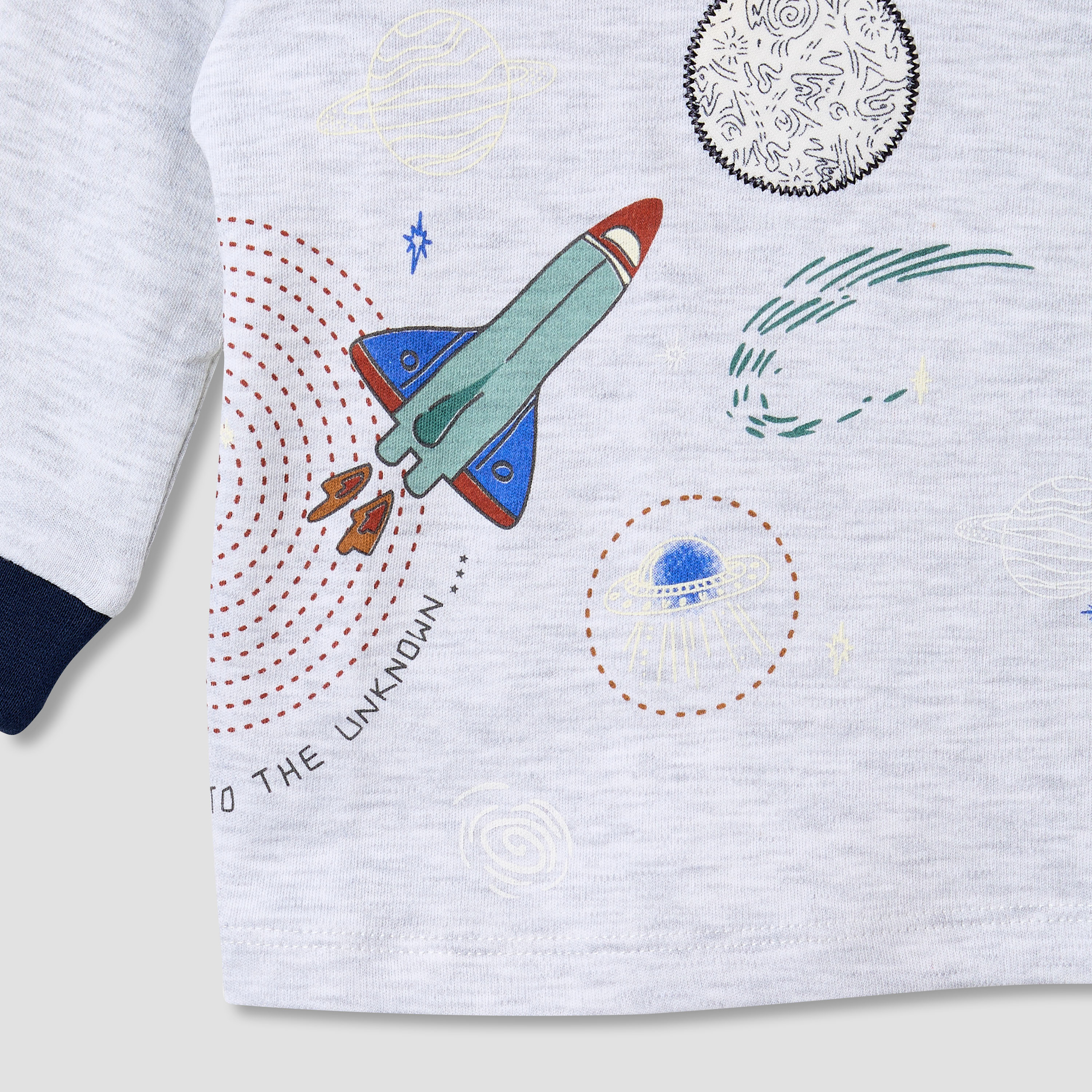Juniors Space Print T-shirt and Pyjama - Set of 2-baby-boys-clothing-nightwear-pyjamasets-image-7