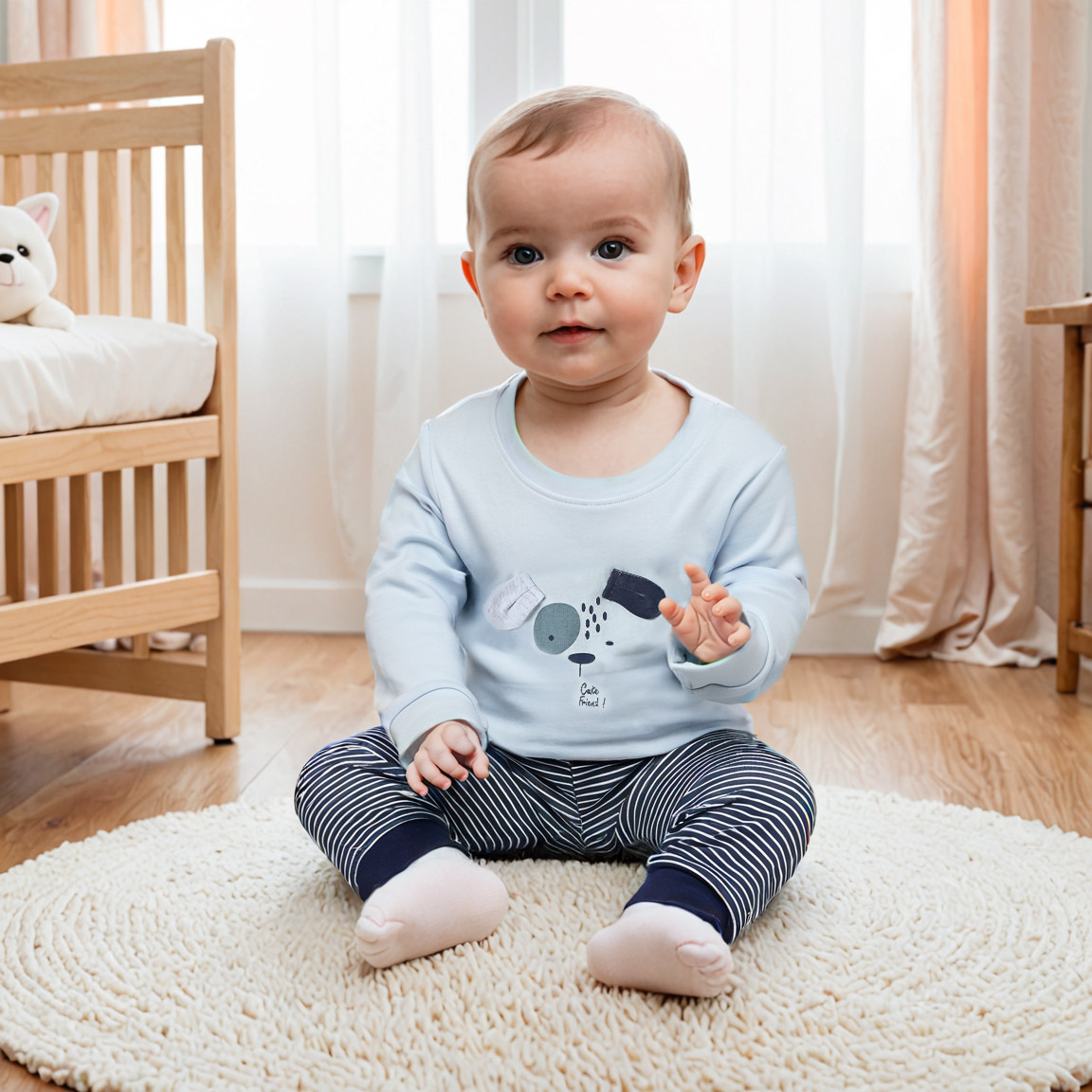 تيشيرتات بطبعات مع بنطلونات بيجاما من جونيورز - مجموعة 3 أطقم-baby-boys-clothing-nightwear-pyjamasets-image-13