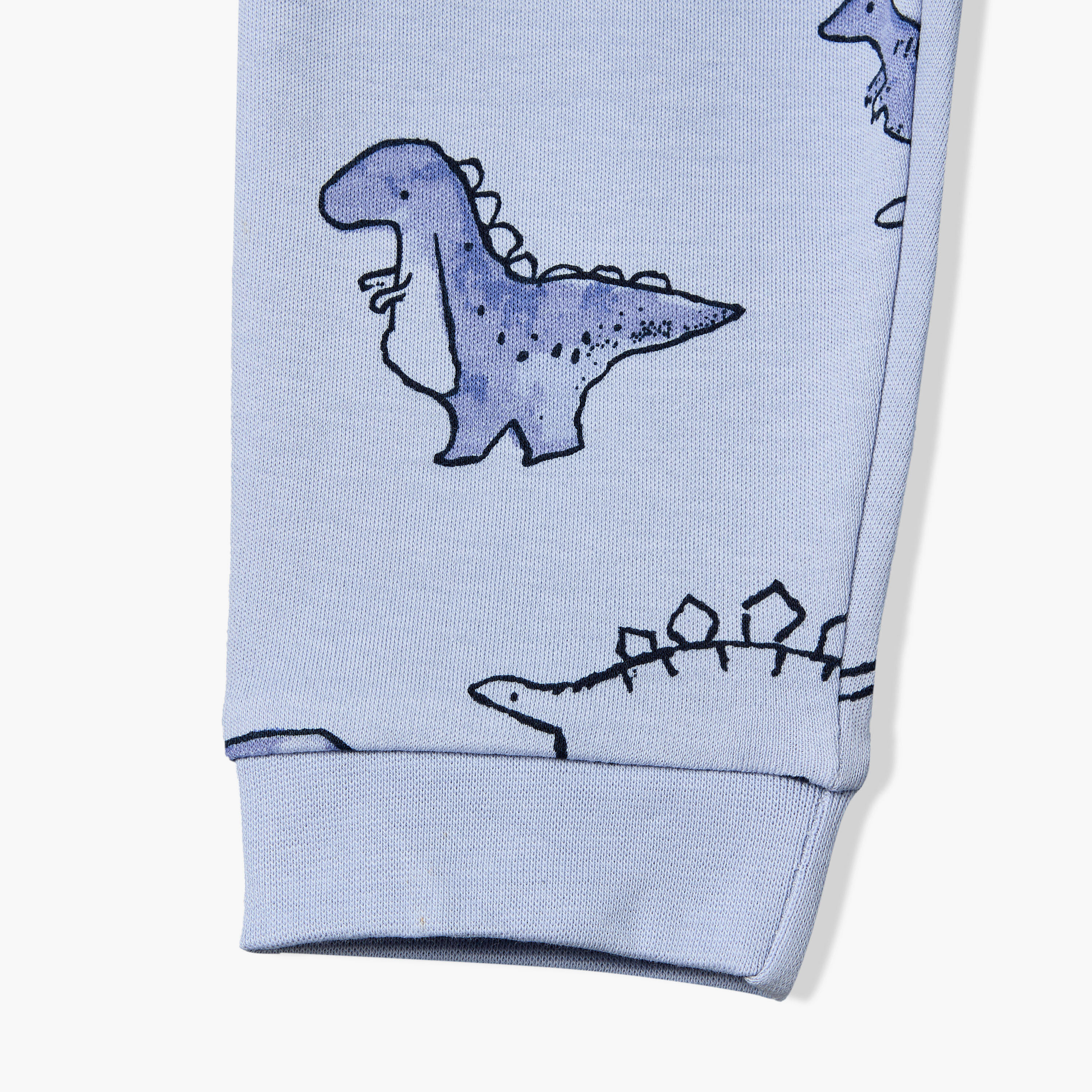 Pack of 3 Juniors Cotton Round Neck Long Sleeves Pyjama Set with Dinosaur Print-baby-boys-clothing-nightwear-pyjamasets-image-14