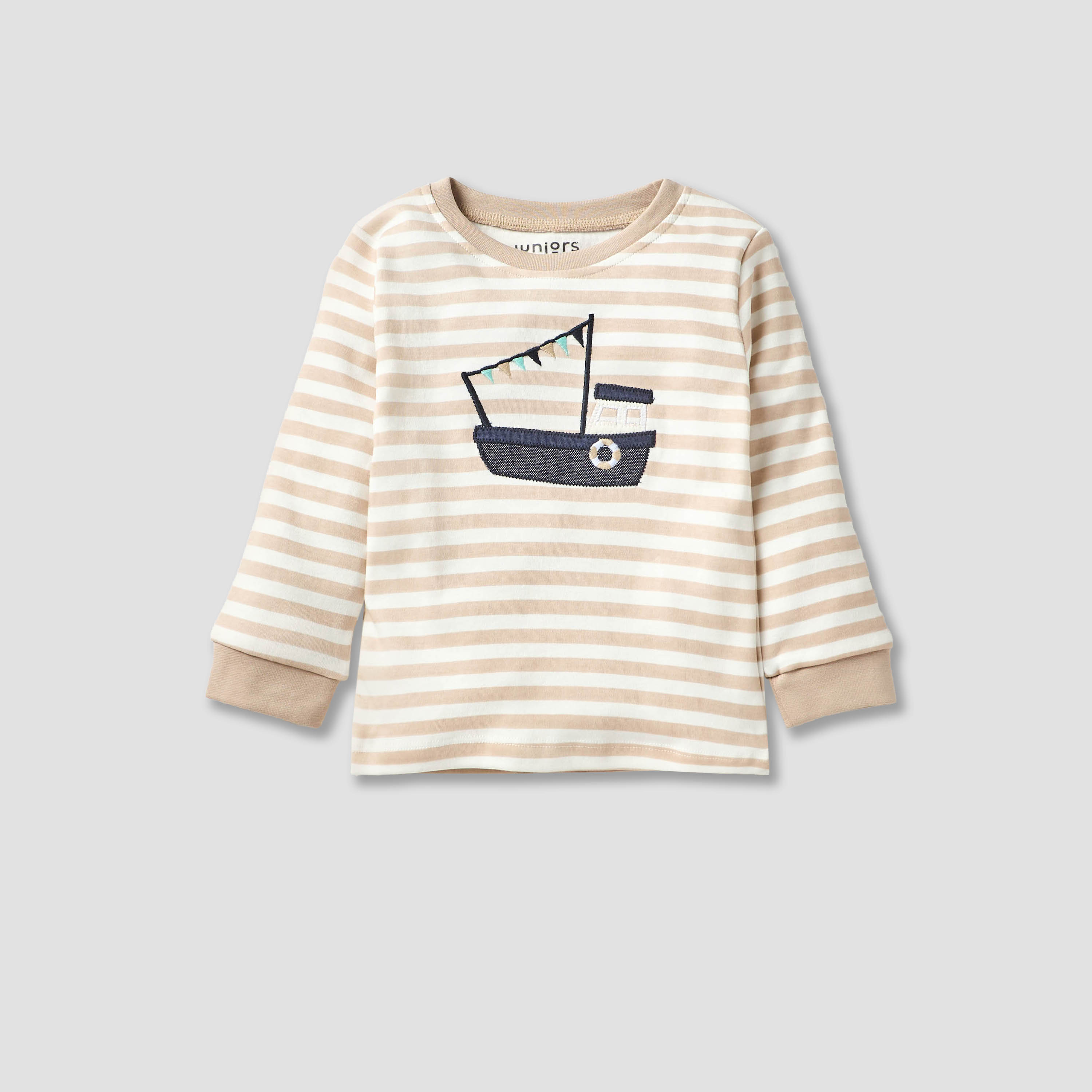 طقم بنطلون بيجاما وتيشيرت بطبعات من جونيورز - مجموعة 3 أطقم-baby-boys-clothing-nightwear-pyjamasets-image-4