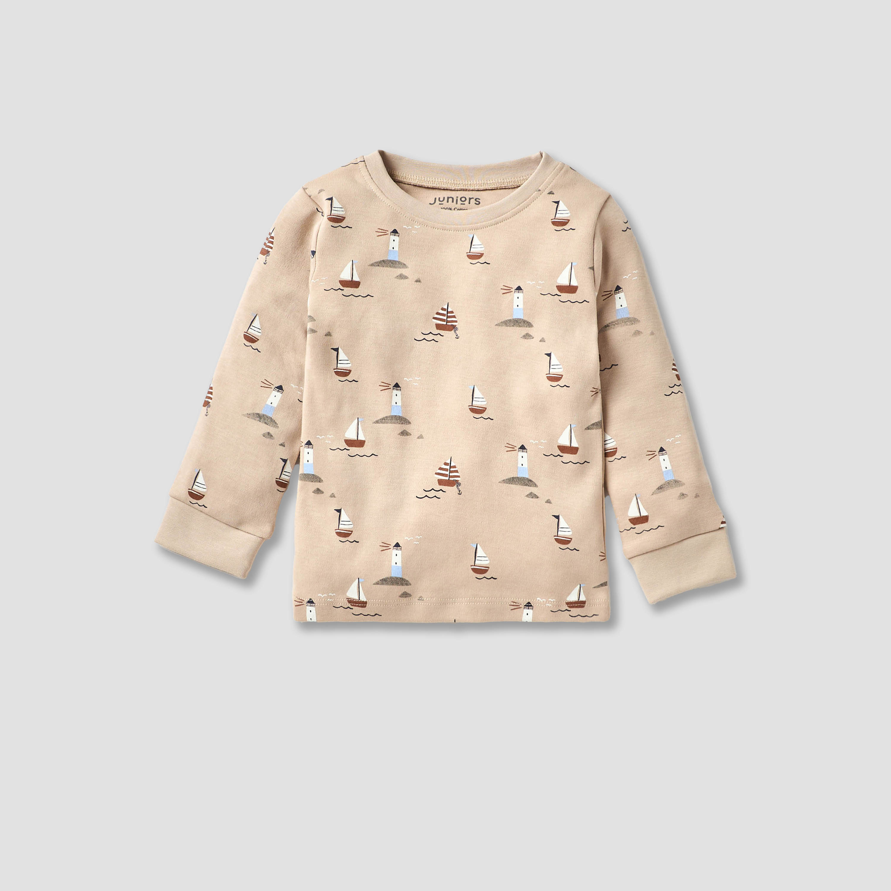 طقم بنطلون بيجاما وتيشيرت بطبعات من جونيورز - مجموعة 3 أطقم-baby-boys-clothing-nightwear-pyjamasets-image-6