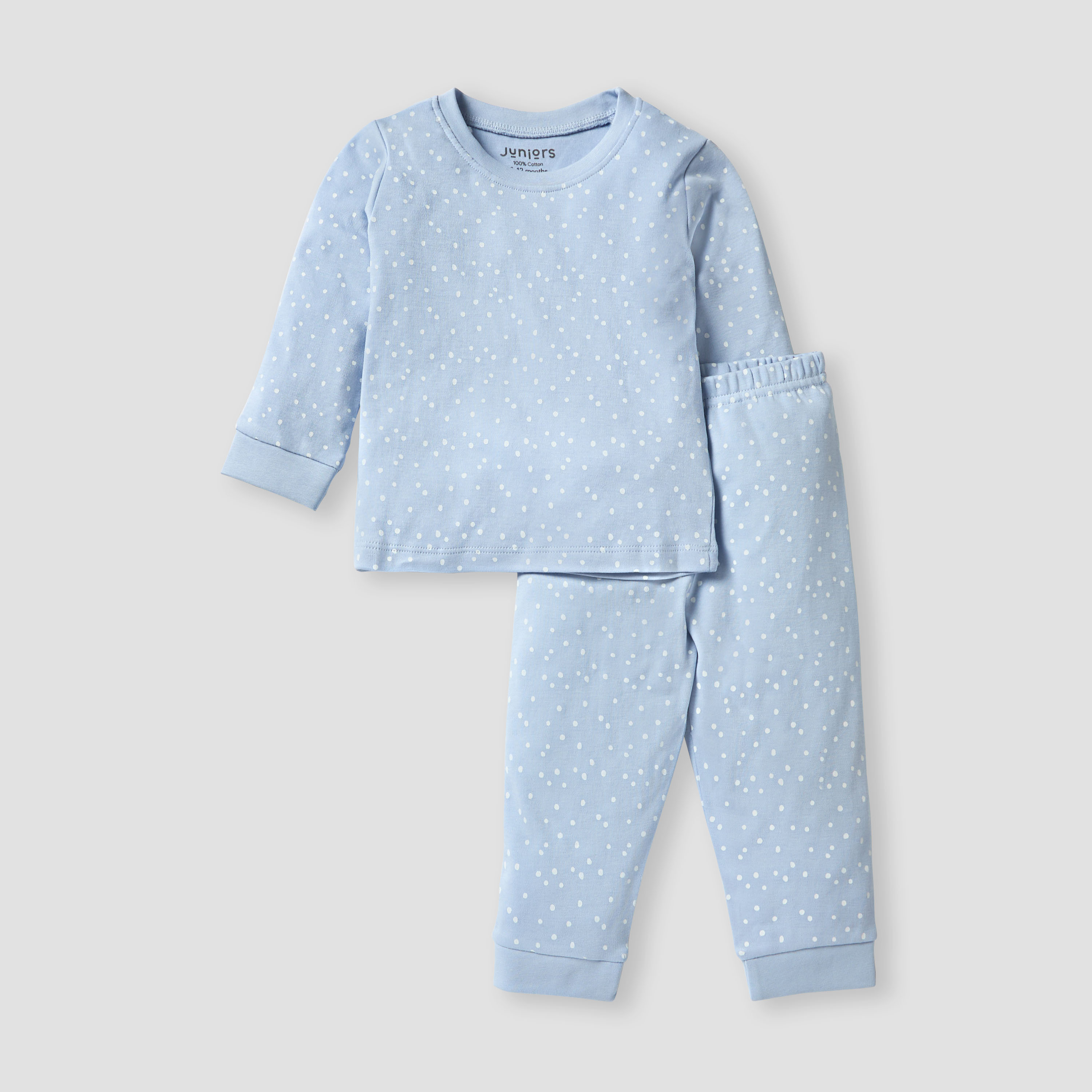 Juniors Printed T-shirt and Pyjamas - Set of 3-baby-girls-clothing-nightwear-pyjamasets-image-3